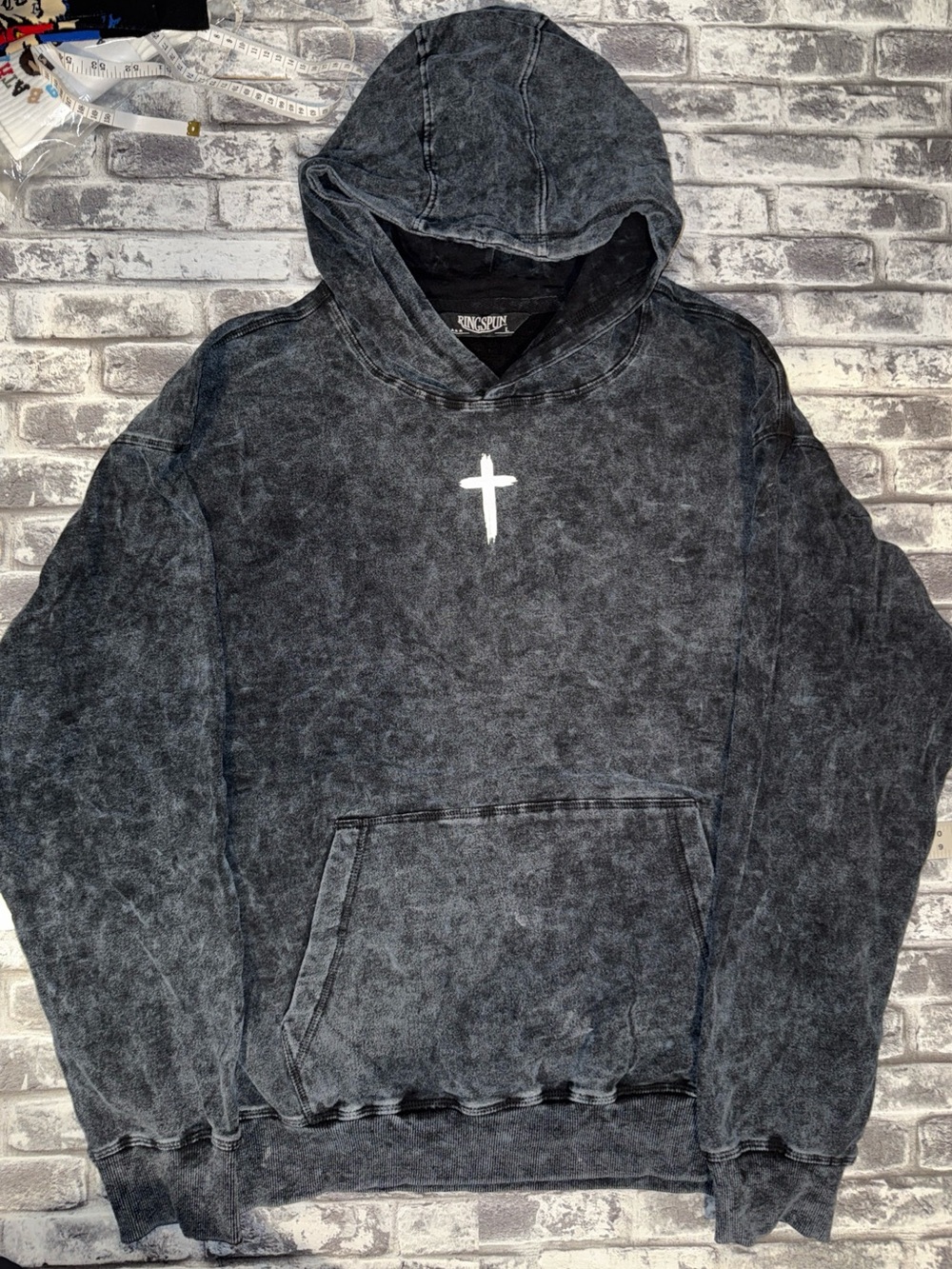 Brand New Jesus Loves You Hoodie.  Puff print. Size Large - NWOT